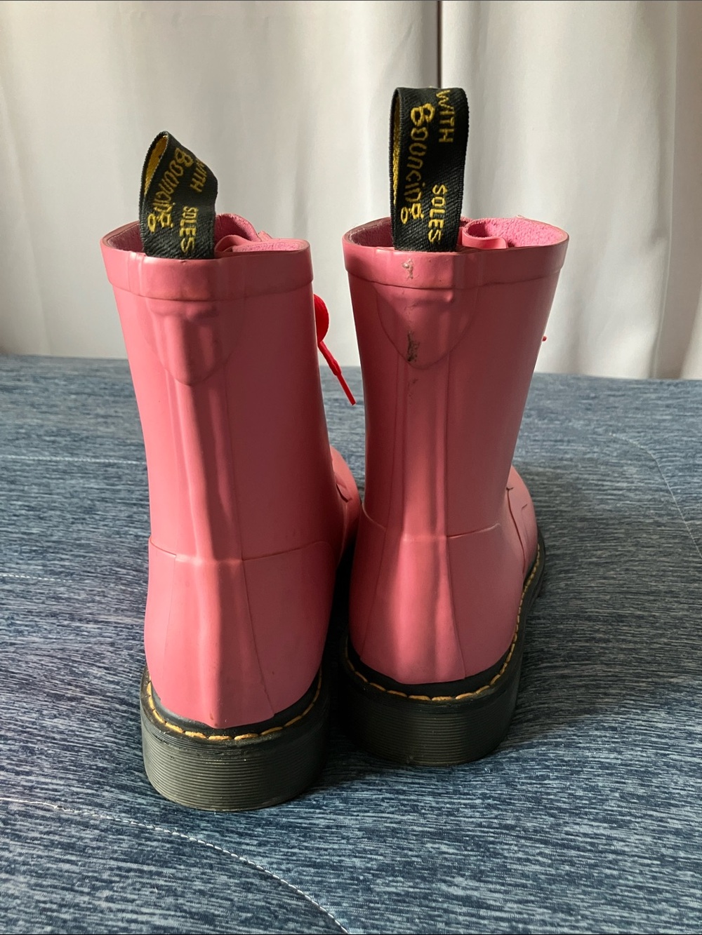 Pink Dr Marten rainboots - Picture 6 of 6
